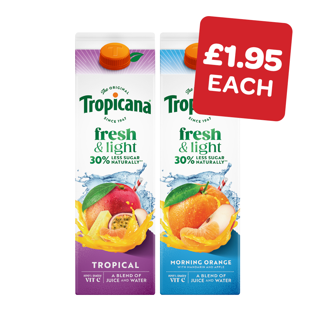 Tropicana Fresh & Light Fruit Juice