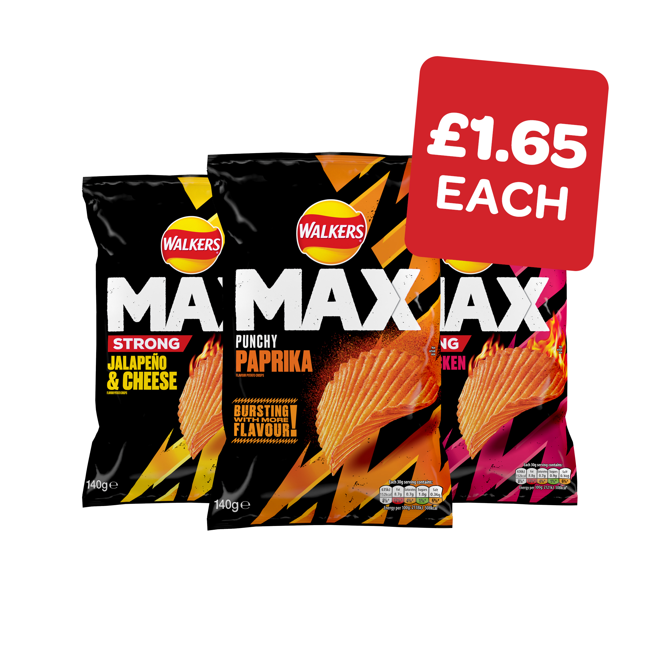 Walker’s Max Crisps
