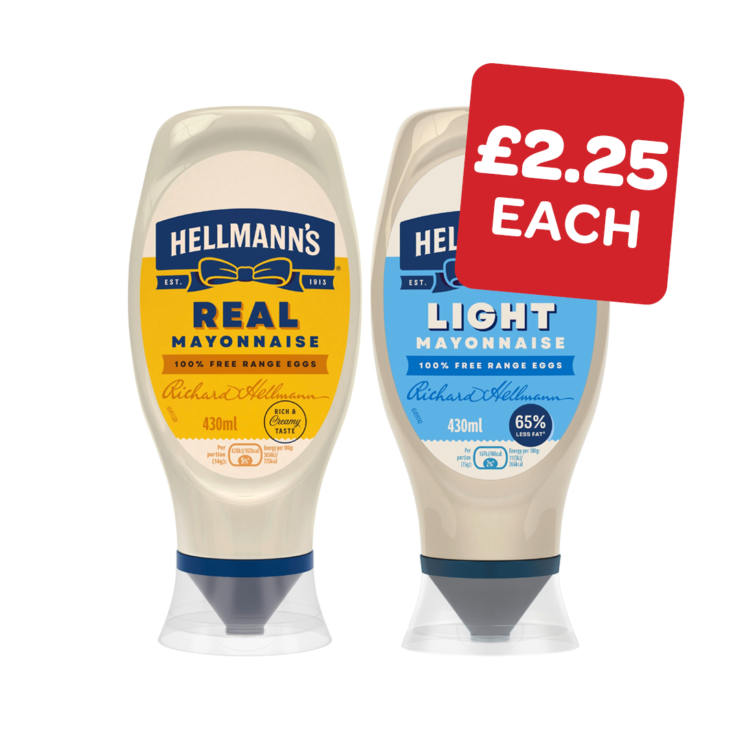 Hellmanns Squeezy Mayonnaise