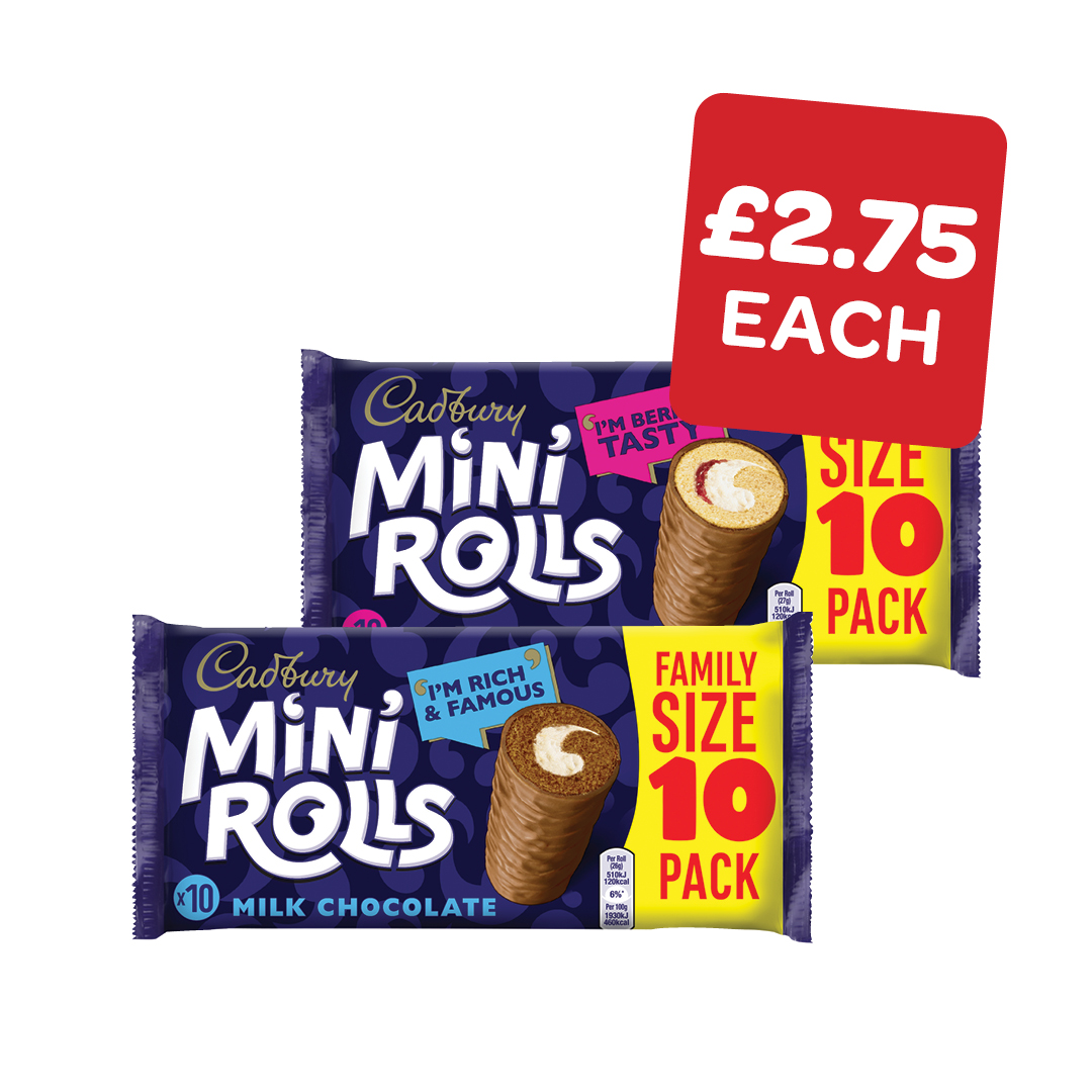 Cadbury Mini Rolls Chocolate / Raspberry