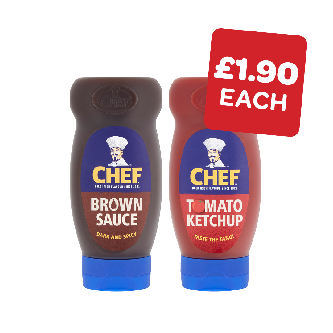 Chef Tomato Ketchup / Brown Sauce