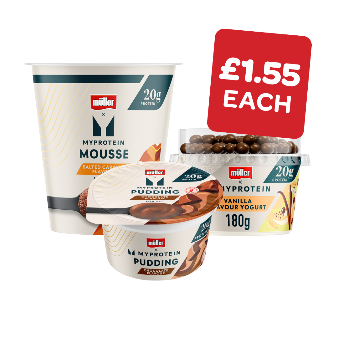 Muller MyProtein Mousse / Puddings / Yoghurt Toppers
