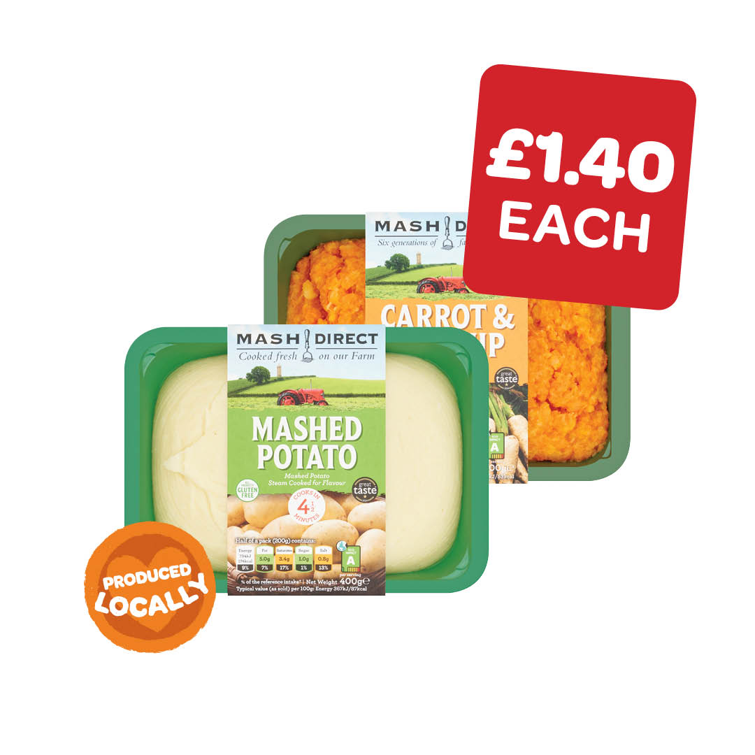 Mash Direct Mashed Potatoes / Carrot & Parsnip