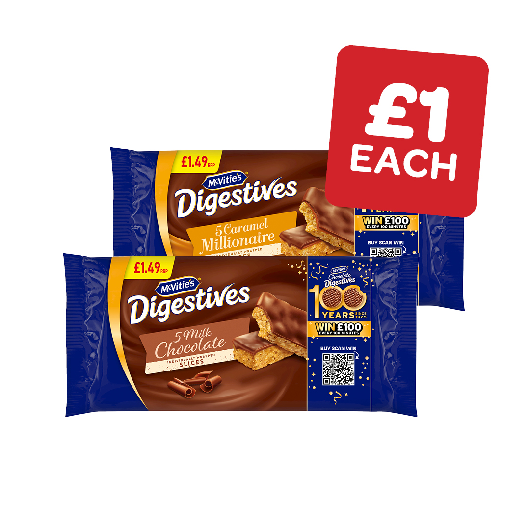 McVities Digestive Slices £1.49 PMP