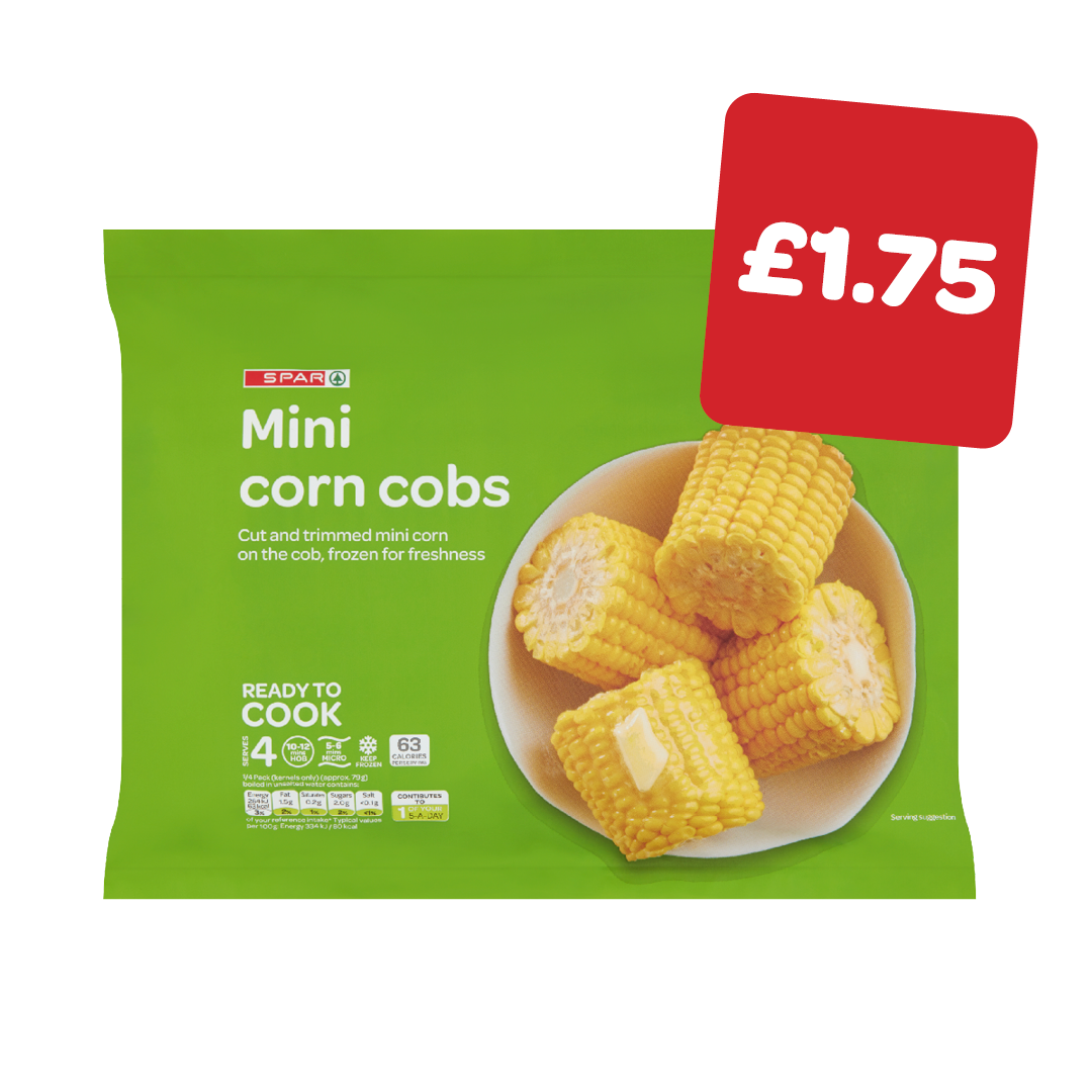 SPAR Mini Corn on the Cob