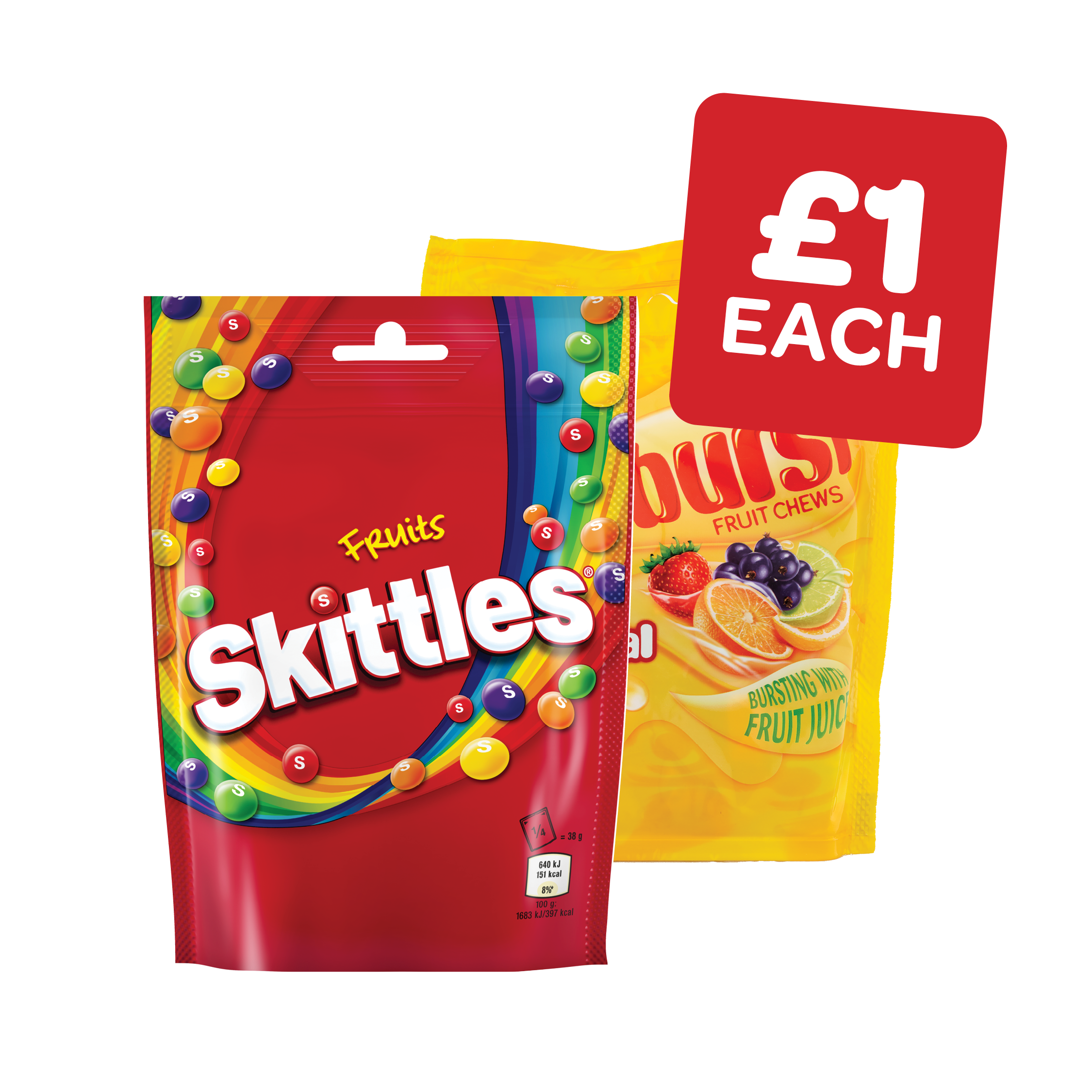 Skittles / Starburst Pouch