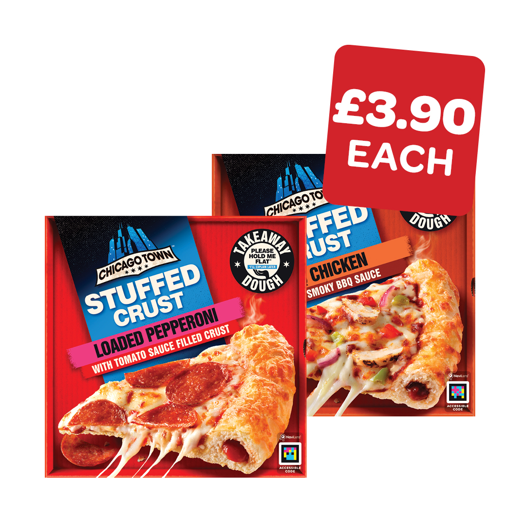Chicago Stuffed Crust Takeaway Pizza Range