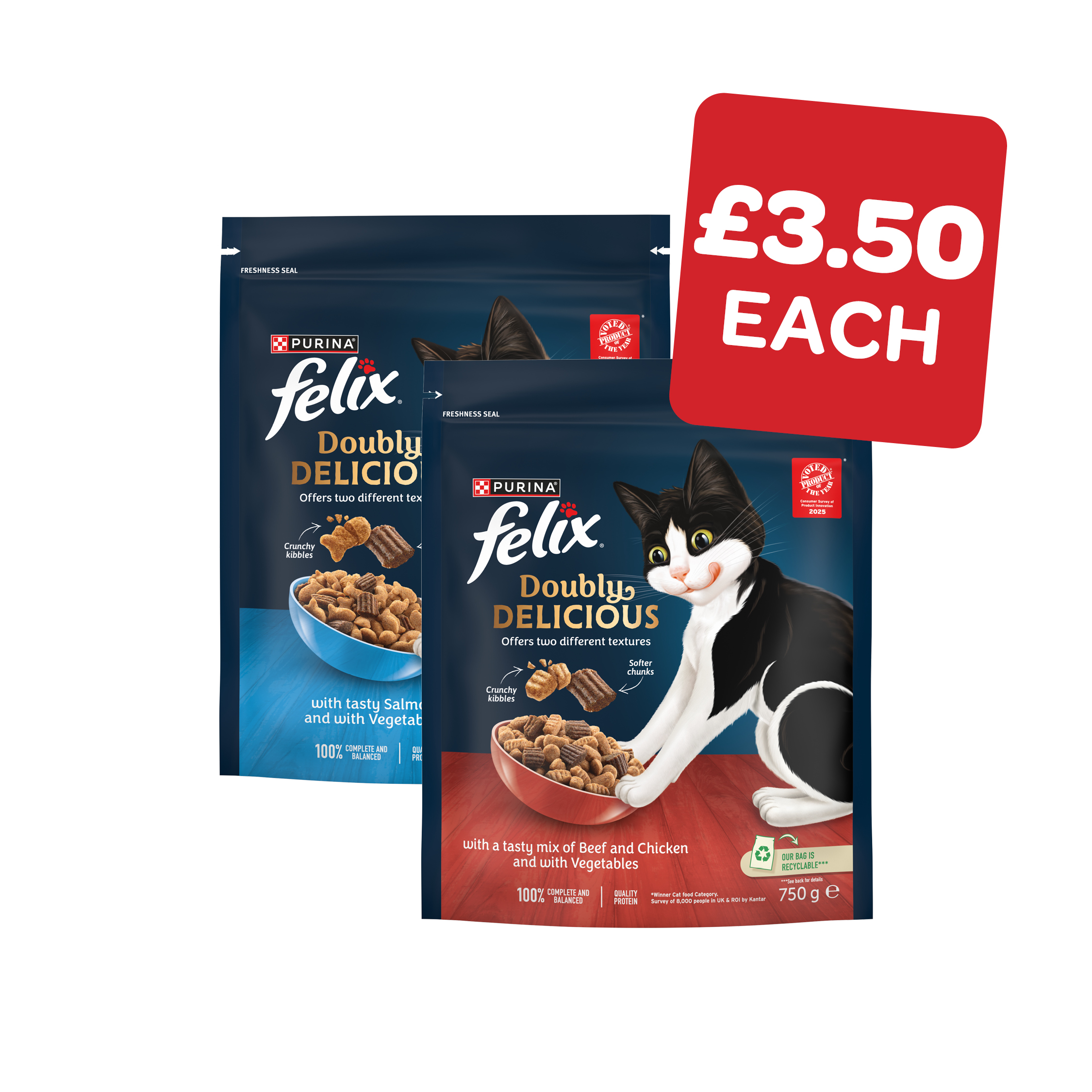 Felix Doubly Delicious Dry Cat Food