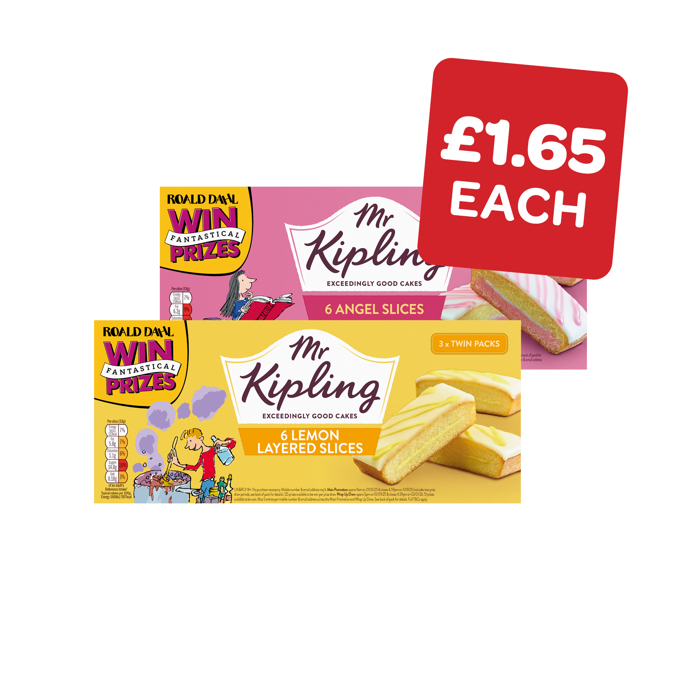 Mr Kipling Angel / Lemon Layer Slices
