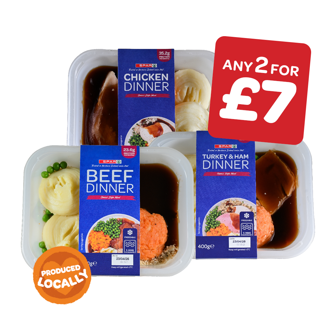 SPAR Roast Chicken / Turkey & Ham / Roast Beef Dinner