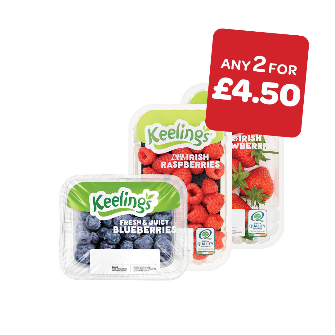 Keelings Strawberries / Raspberries / Blueberries