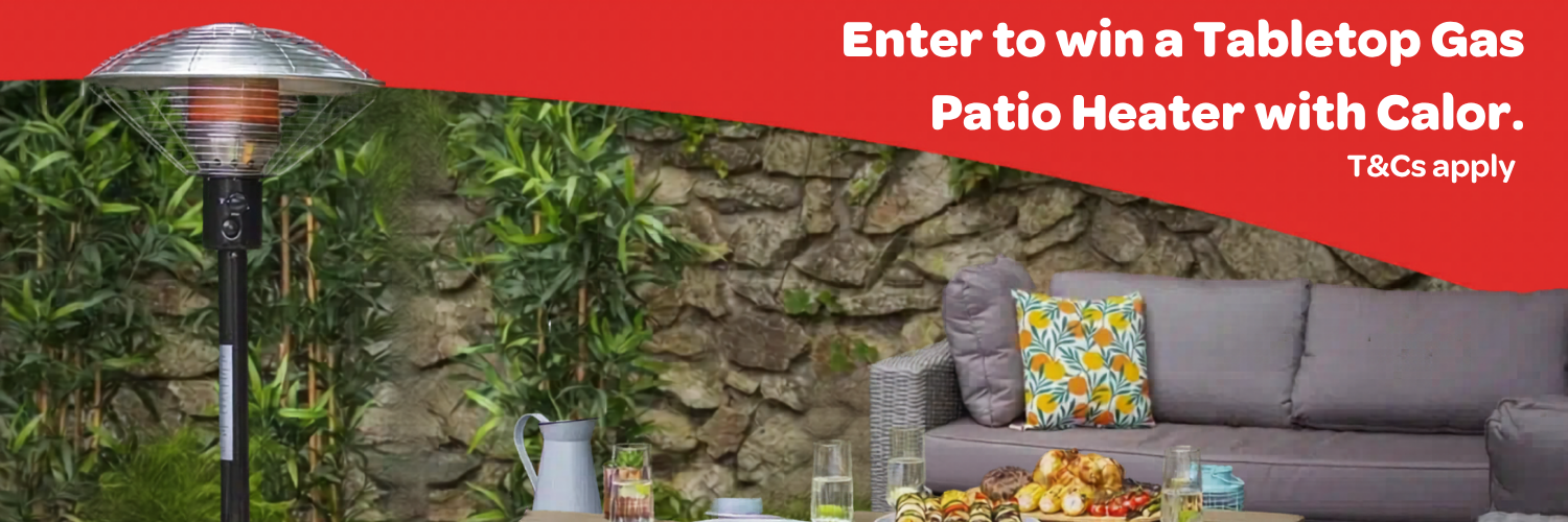 WIN a tabletop Gas Patio Heater