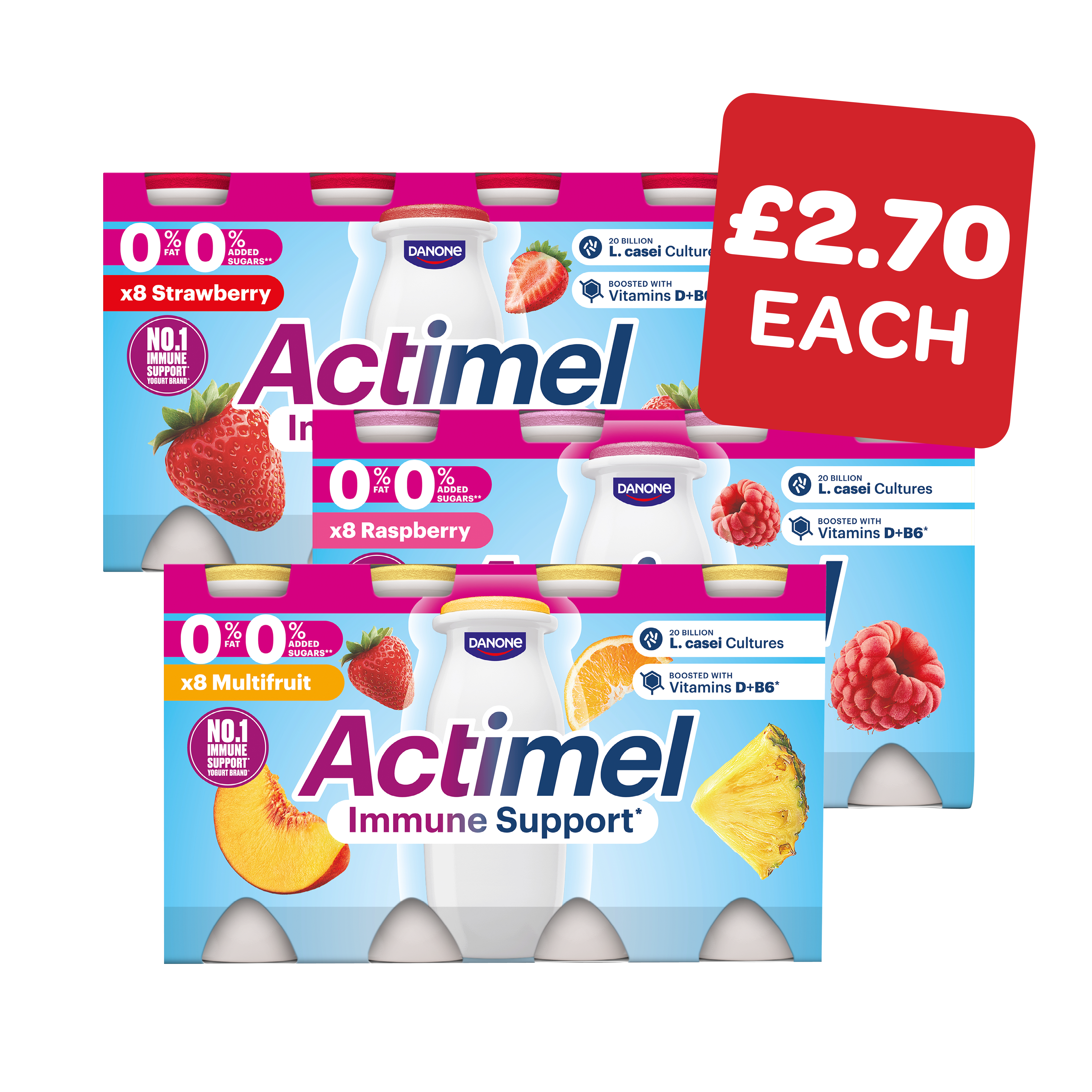 Actimel Cultured Yoghurt Drink 100g