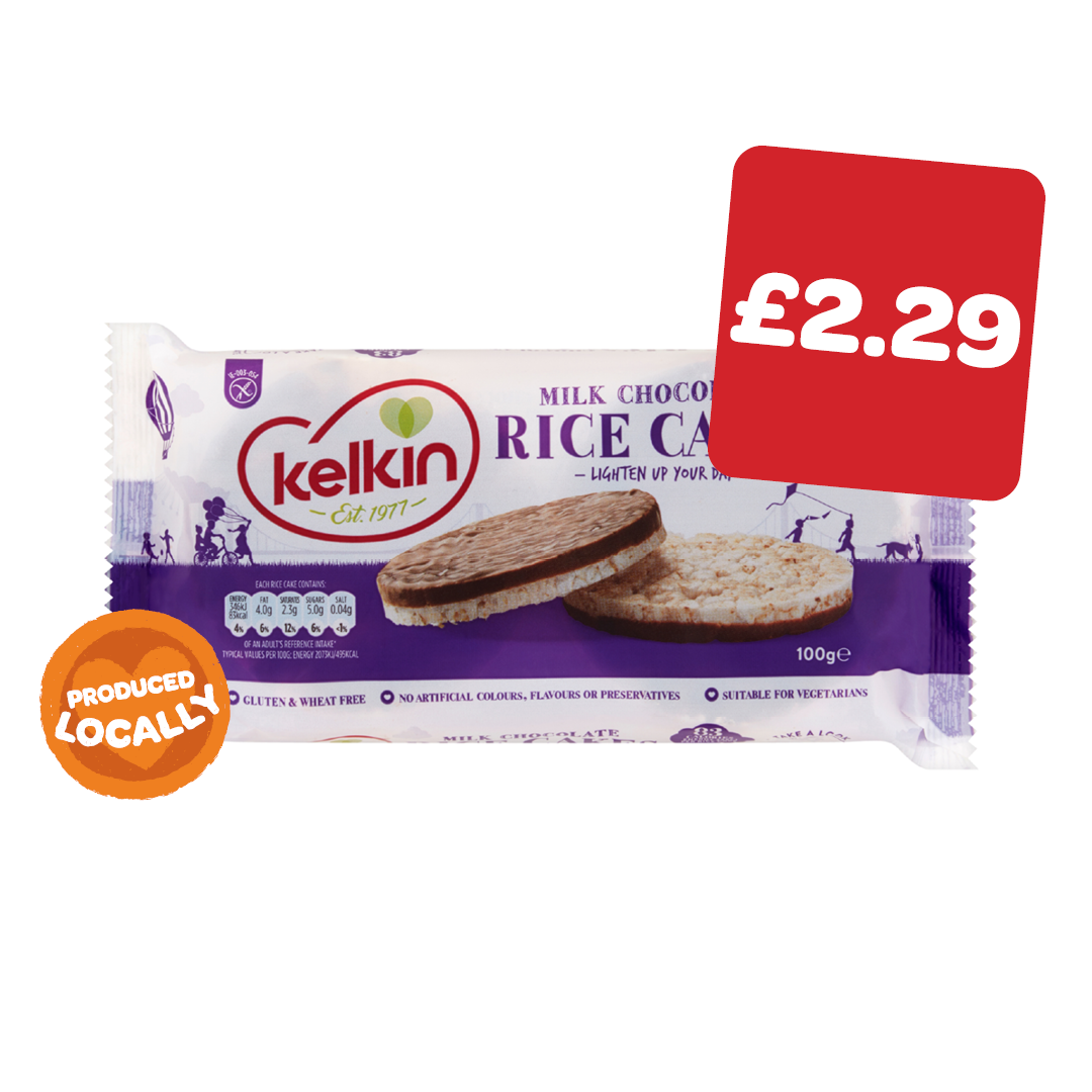 Kelkin Milk/Dark Chocolate Rice Cakes