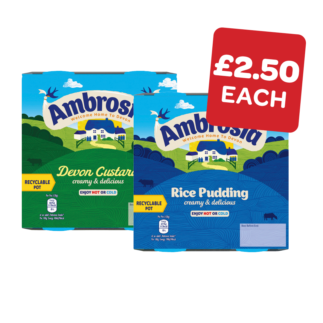 Ambrosia Creamed Rice / Custard Pots