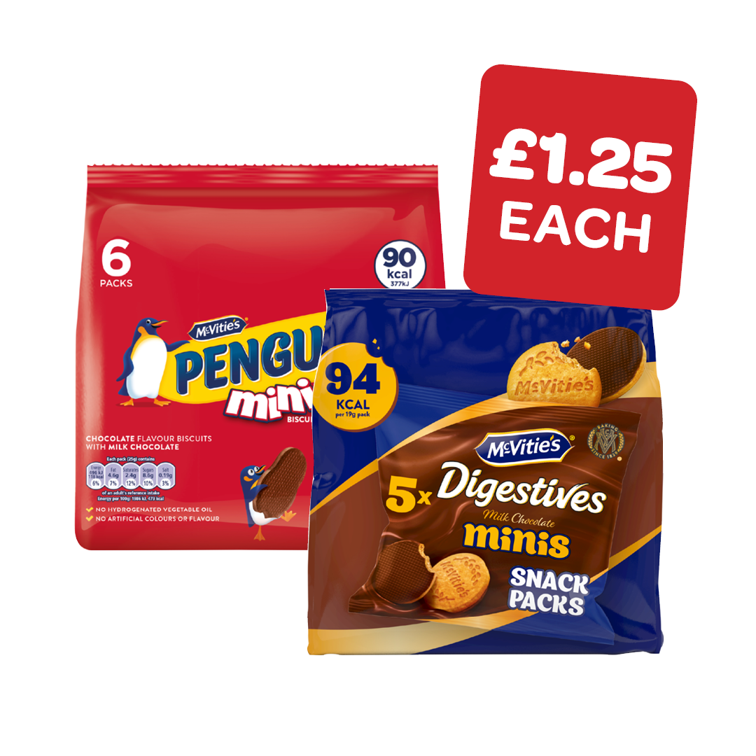 McVitie's Chocolate Digestives / Penguin Minis