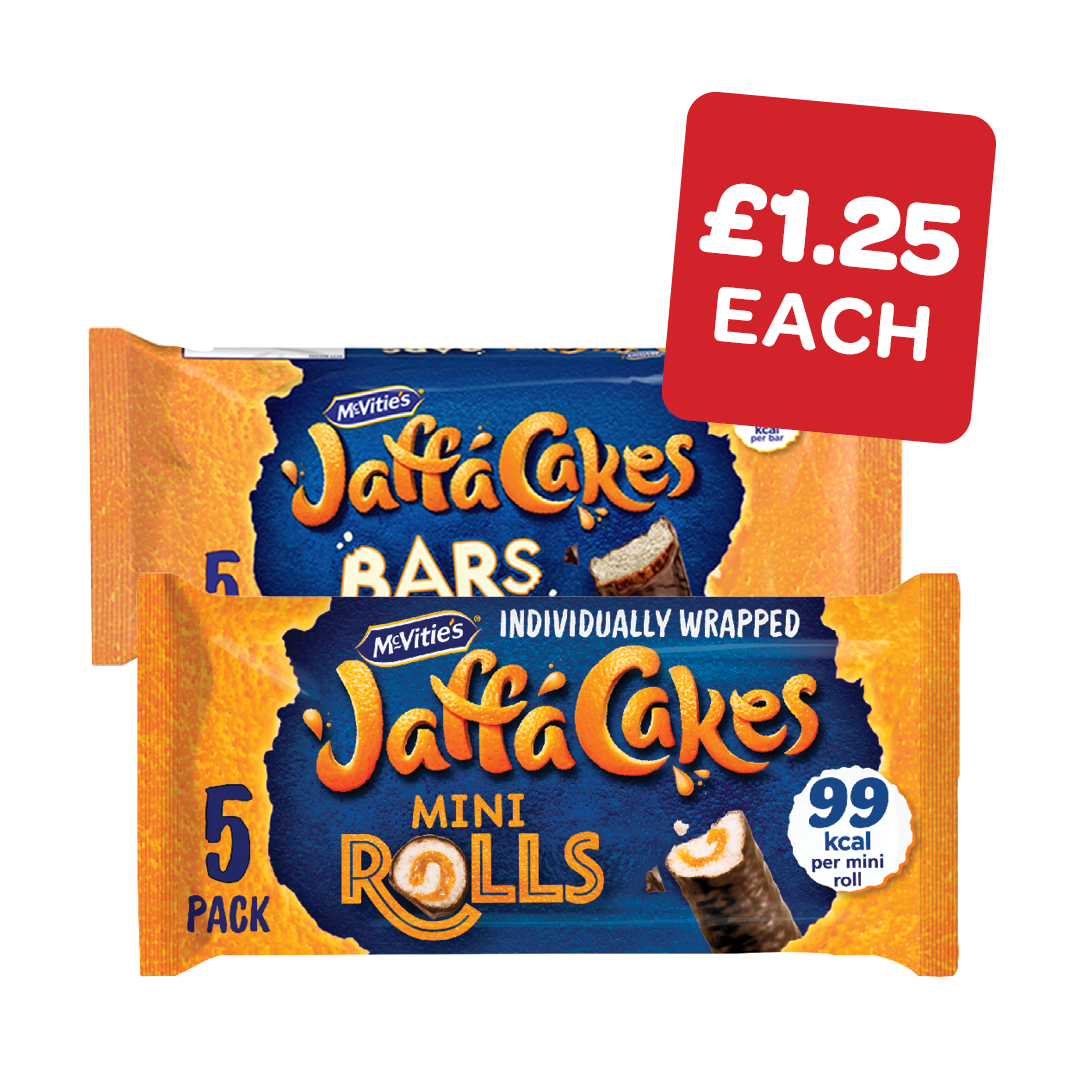 McVities Jaffa Cake Mini Rolls / Cake Bars