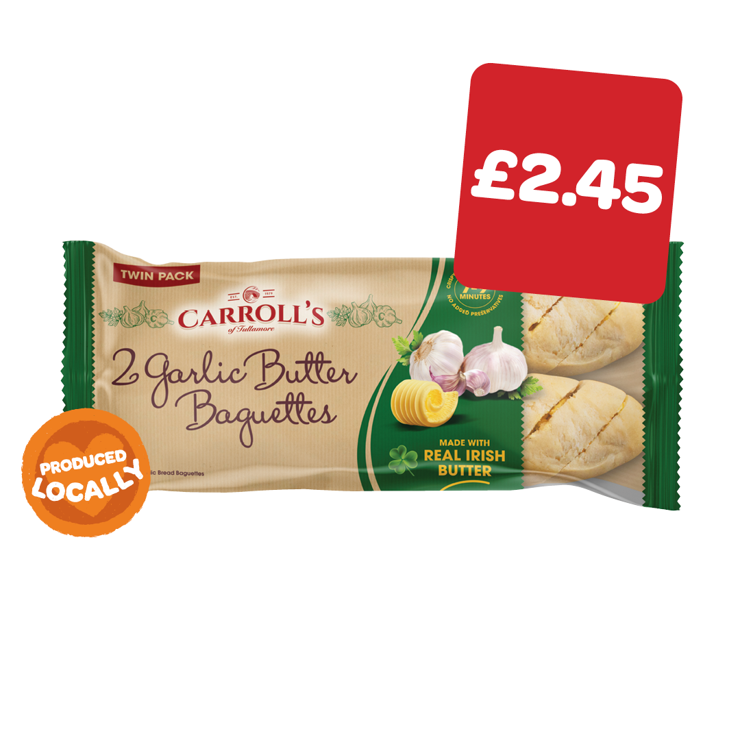Carrolls Garlic Baguette Twin Pack