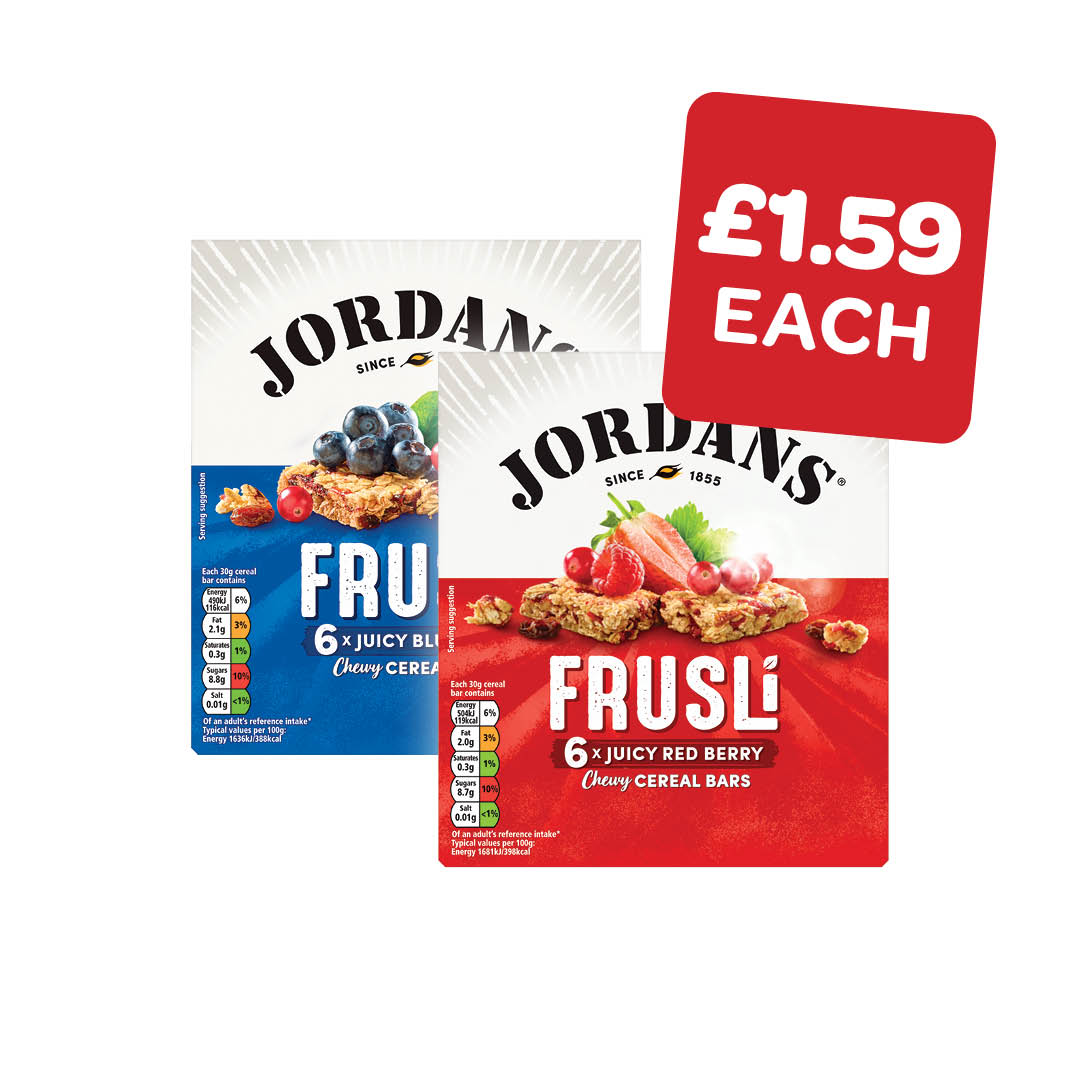 Jordan's Frusli Bars