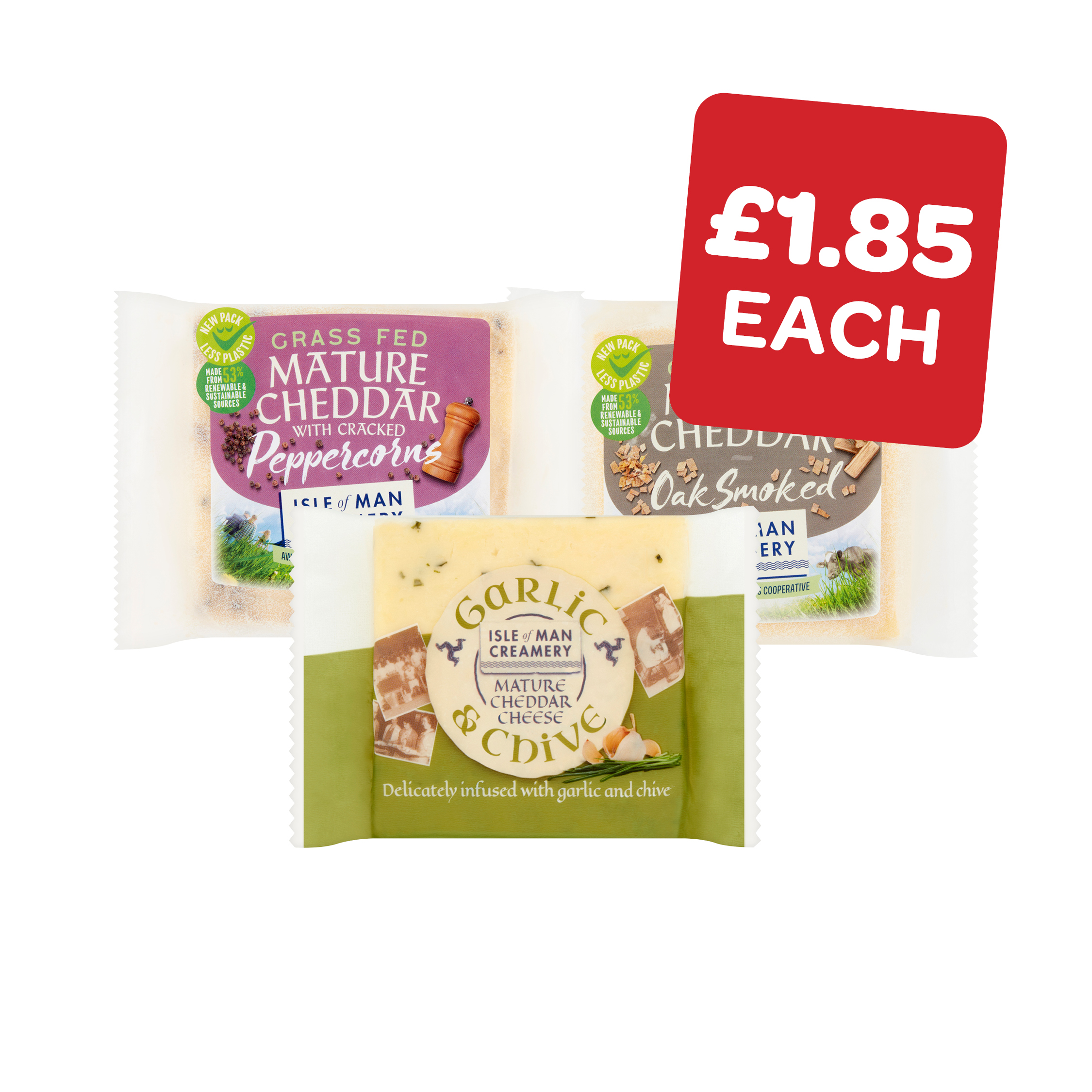 Isle of Man Flavoured  Cheese Block