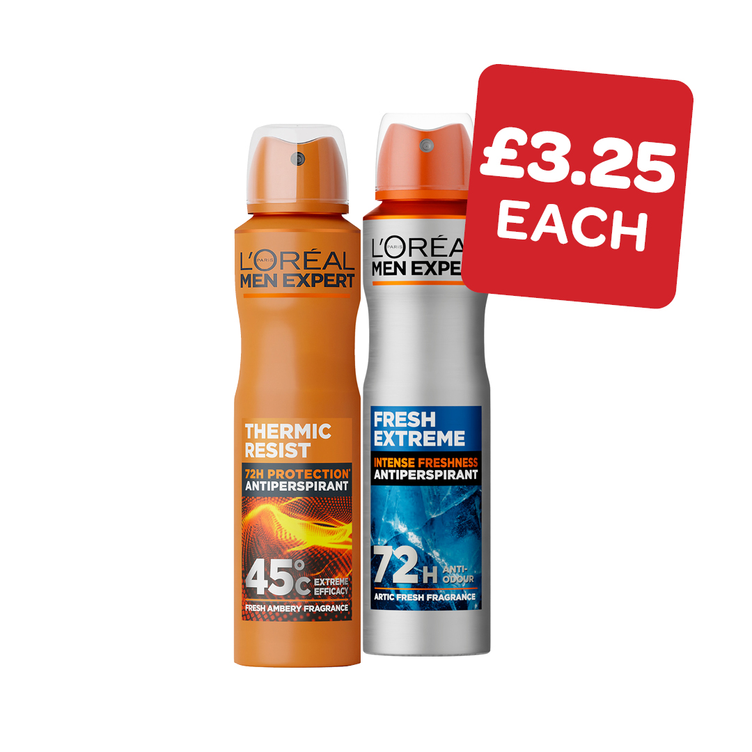 Loreal Deodrant Fresh Extreme / Thermic Resistance