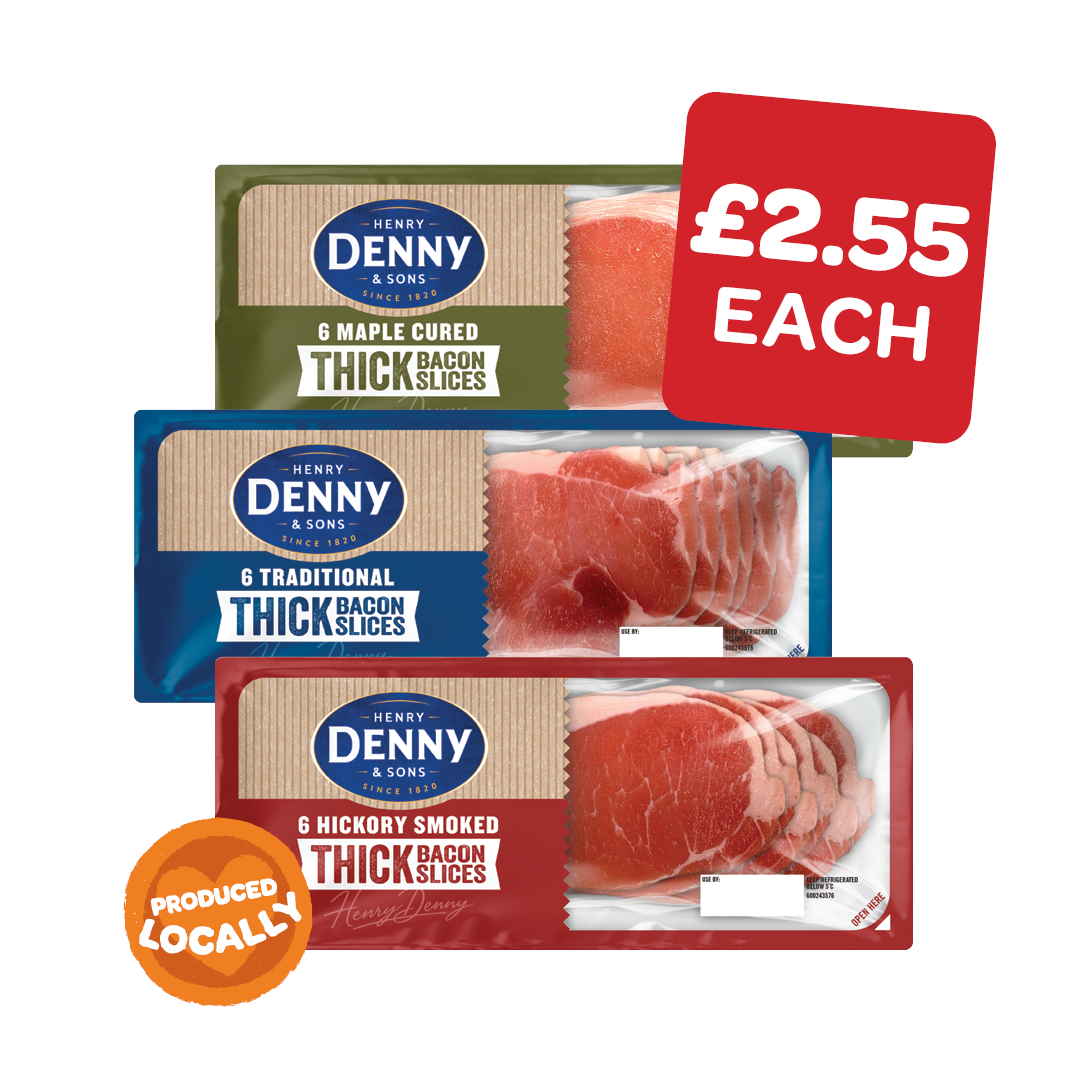 Denny Trad / Maple /  Hickory Thick Cut Bacon