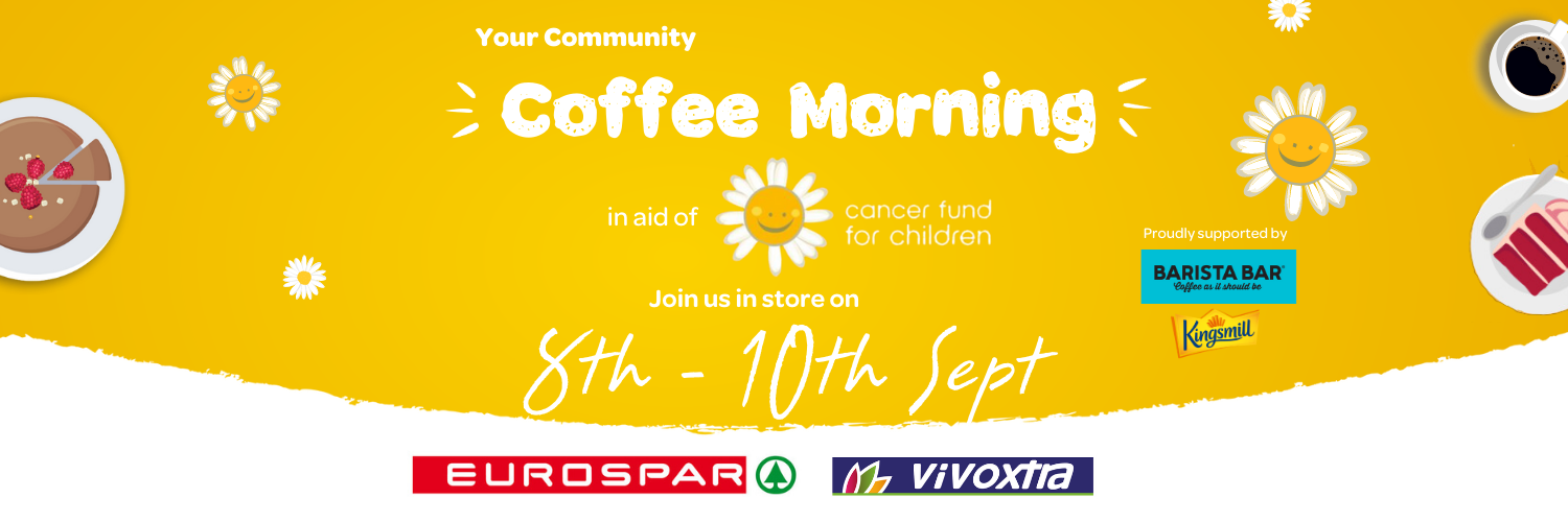 Cancer Fund for Children's Coffee Morning is back!