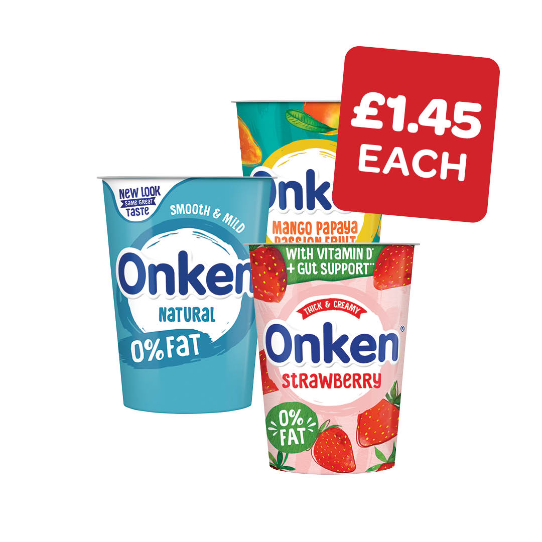 Onken Big Pot Yoghurts