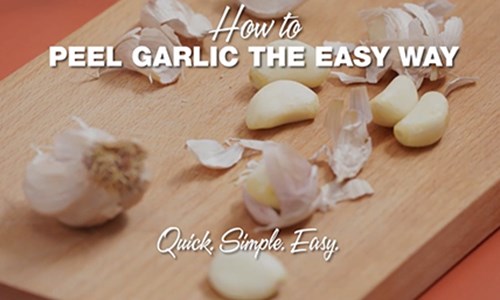 How To Peel Garlic The Easy Way