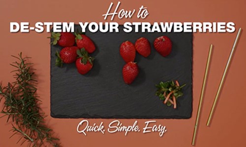 How To Destem Your Strawberries