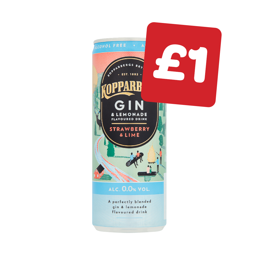Kopparberg Strawberry & Lime Lemonade 0%
