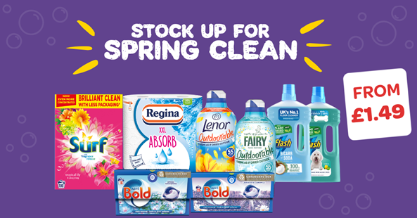 Stock up for Spring Clean