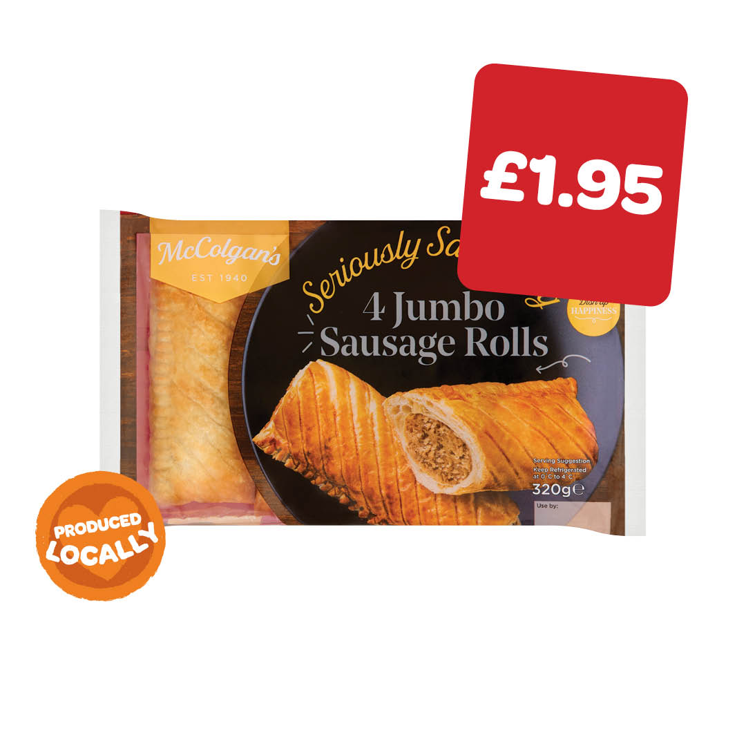 McColgans Jumbo Sausage Rolls