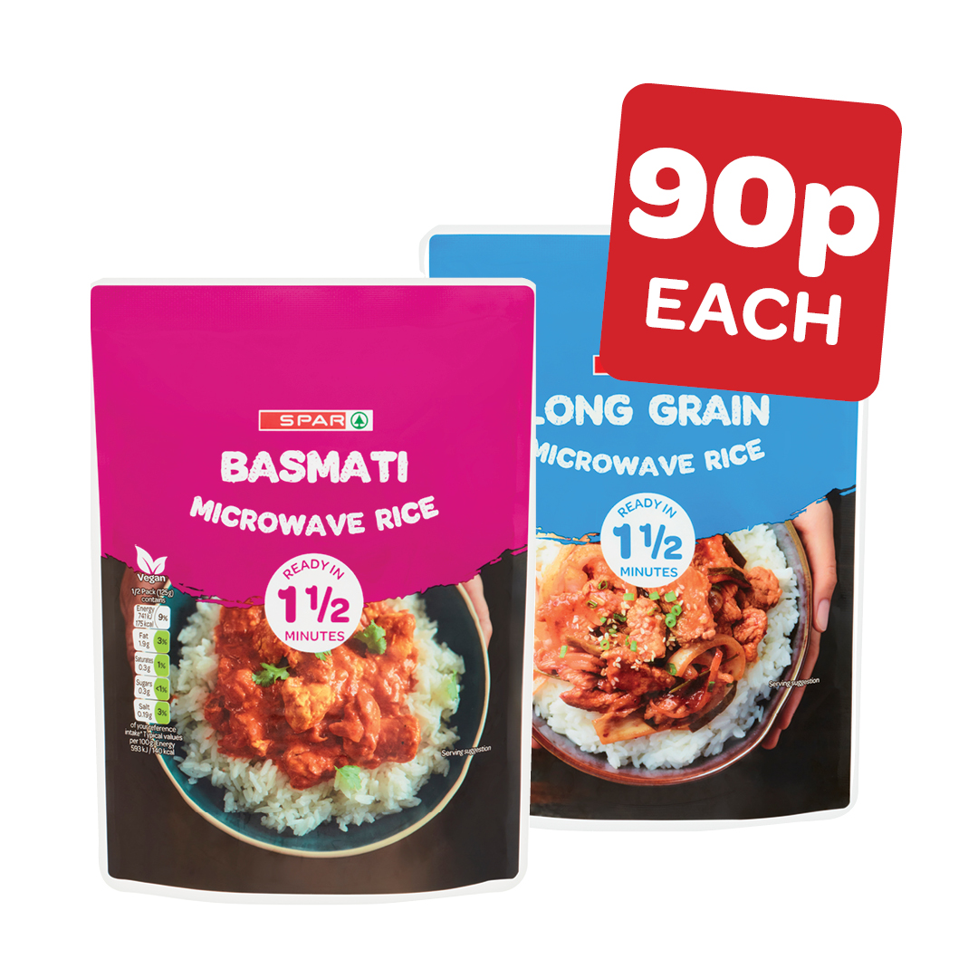SPAR Microwave Long Grain / Basmati Rice