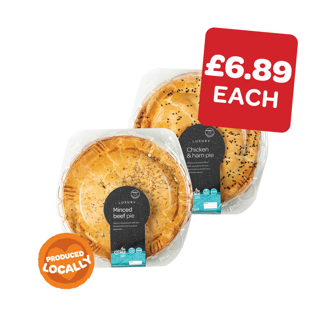The Kitchen Mince / Chicken & Ham Pie