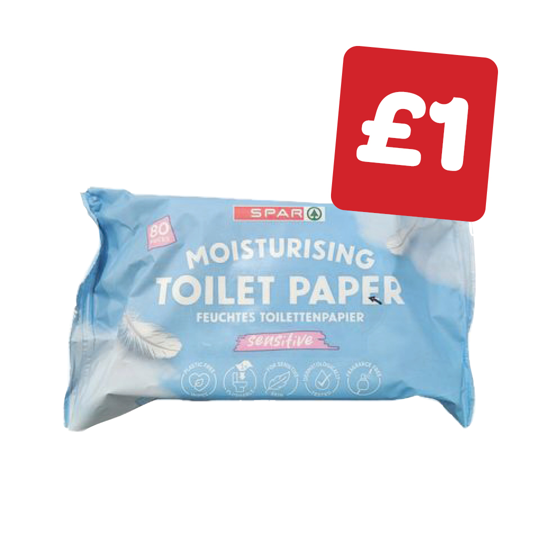 SPAR Moisture Toilet Wipes
