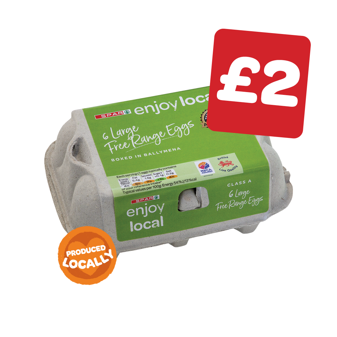 enjoy local Free Range Large Eggs