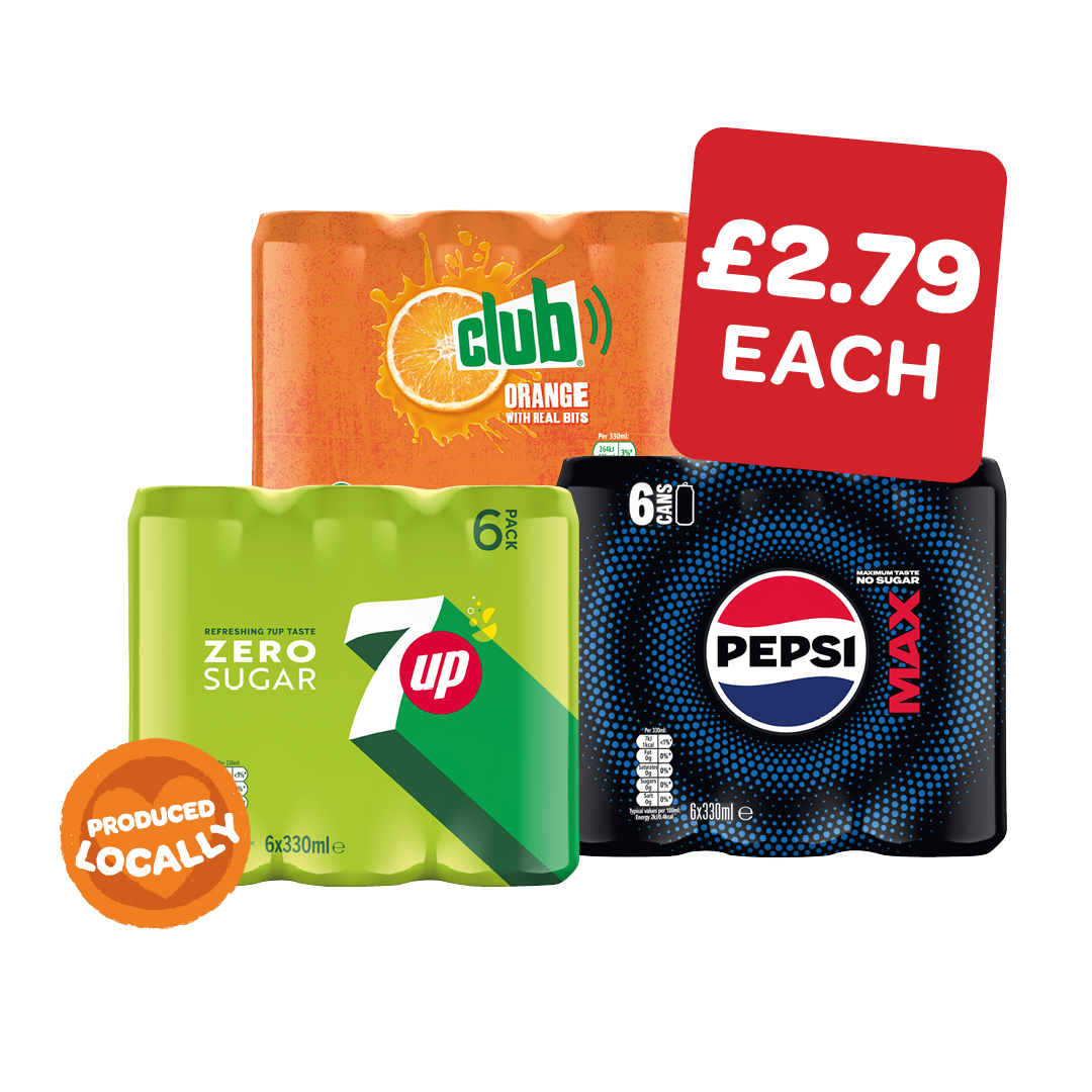Pepsi / Club / 7UP 330ml