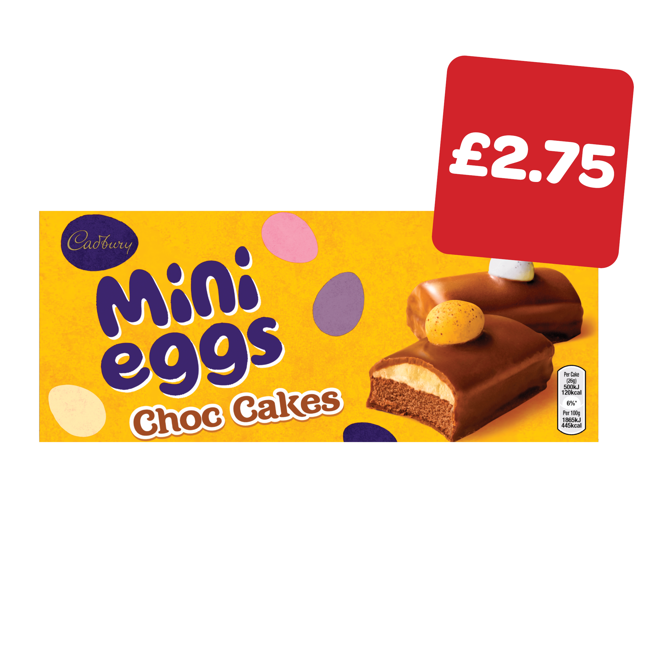 Cadbury Mini Egg Cake Bars