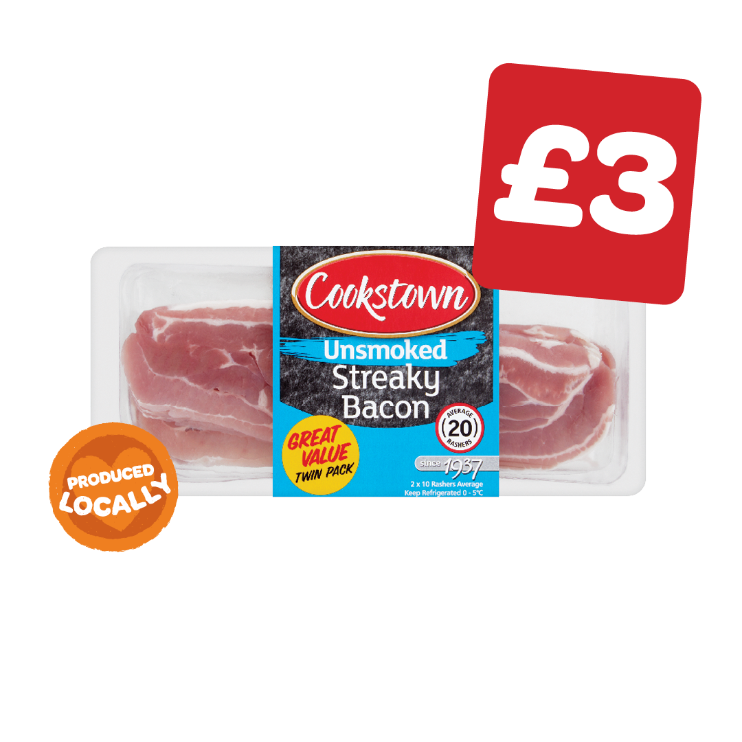 Cookstown Streaky Bacon
