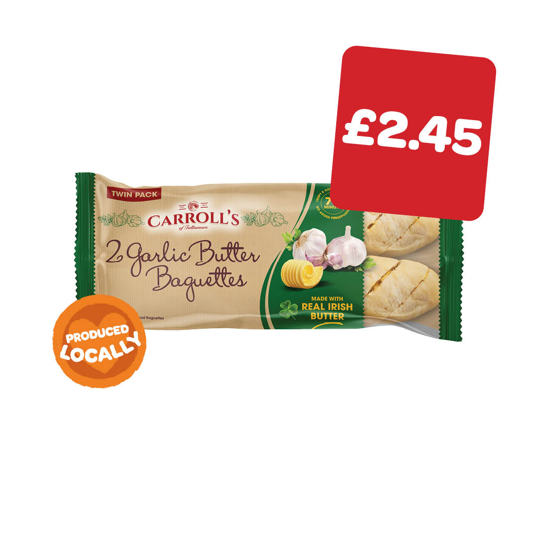 Carrolls Garlic Baguette Twin Pack