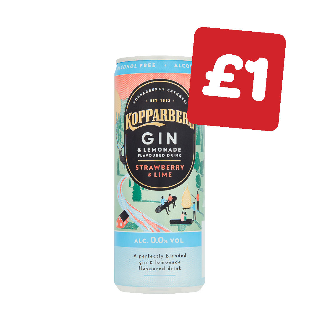 Kopparberg Strawberry & Lime Lemonade 0%