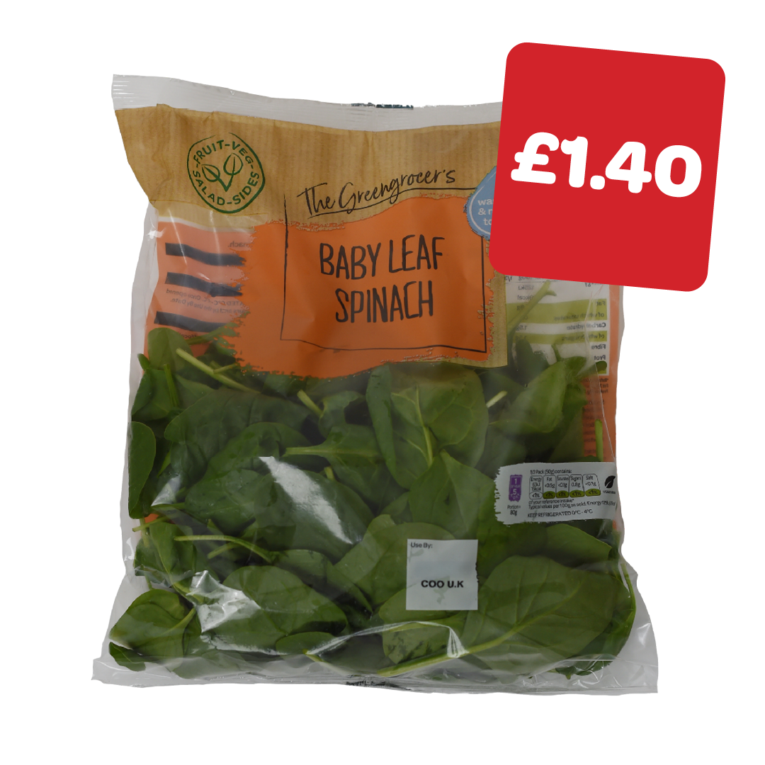 The Greengrocer's Baby Leaf Spinach