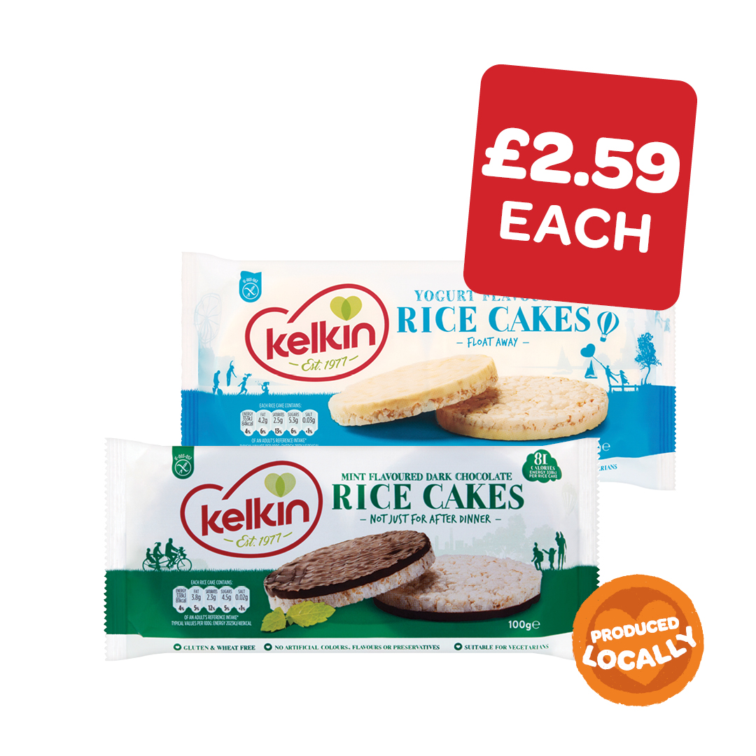 Kelkin Flavoured Rice Cakes