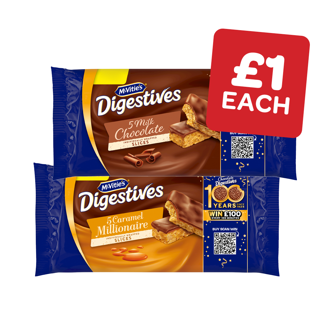 McVities Digestive Slices £1.49 PMP