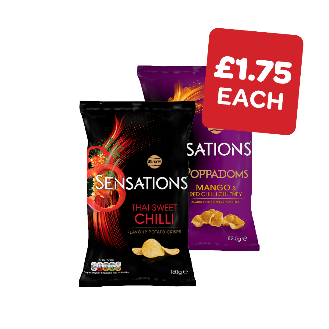 Sensations Poppadoms / Crisps