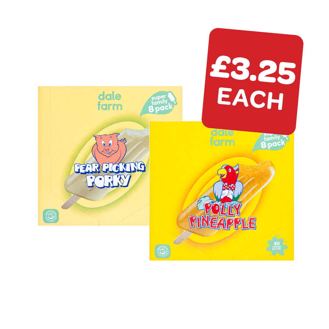Dale Farm Pear Picking Porky / Polly Pineapple / Applesaurus Rex