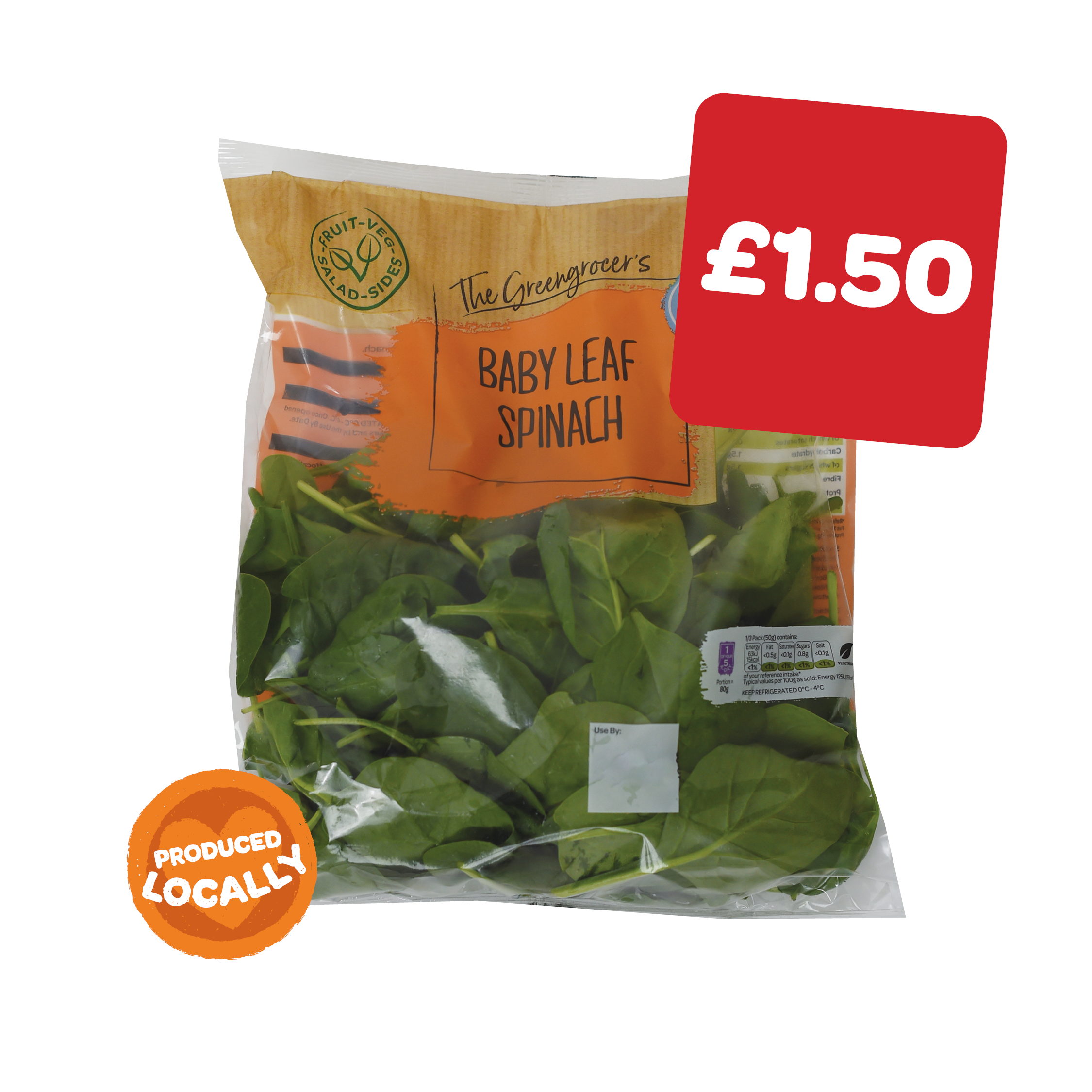 The Greengrocer's Baby Leaf Spinach