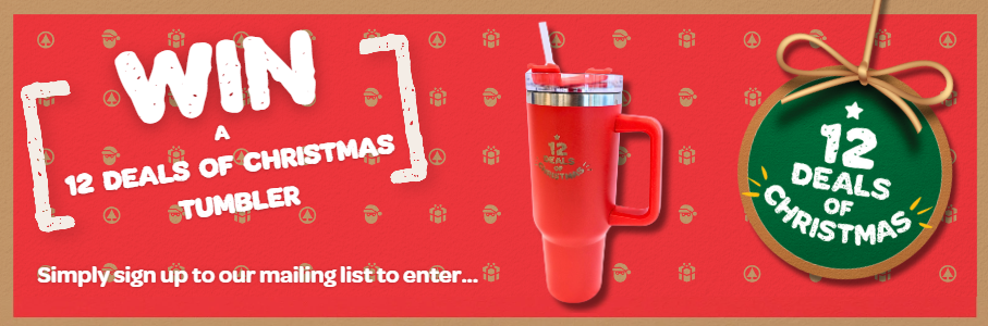 Win a 12 Deals of Christmas Tumbler!