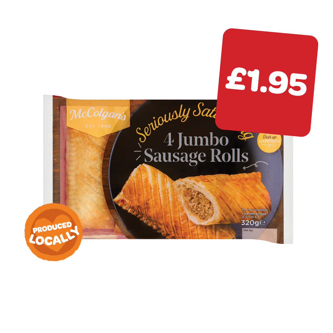 McColgans Jumbo Sausage Rolls